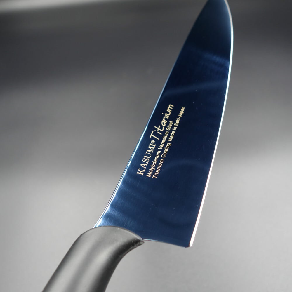 霞 KASUMI スミカマ SUMIKAMA 剣型包丁 200mm チタンコーティング