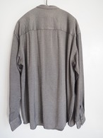 1990’s Rayon Texture Band Collar Shirt
