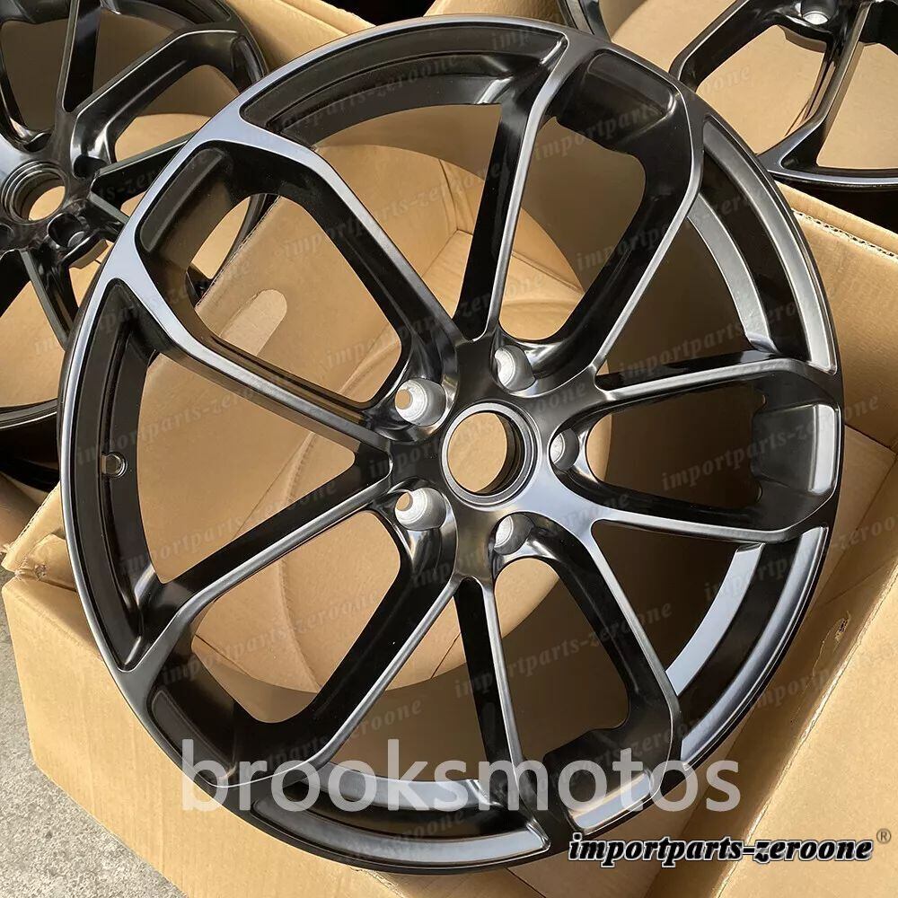 しぇん 20インチ ポルシェ カイエン 20x9.5 20インチ ツイン 5 スポークサテンブラック