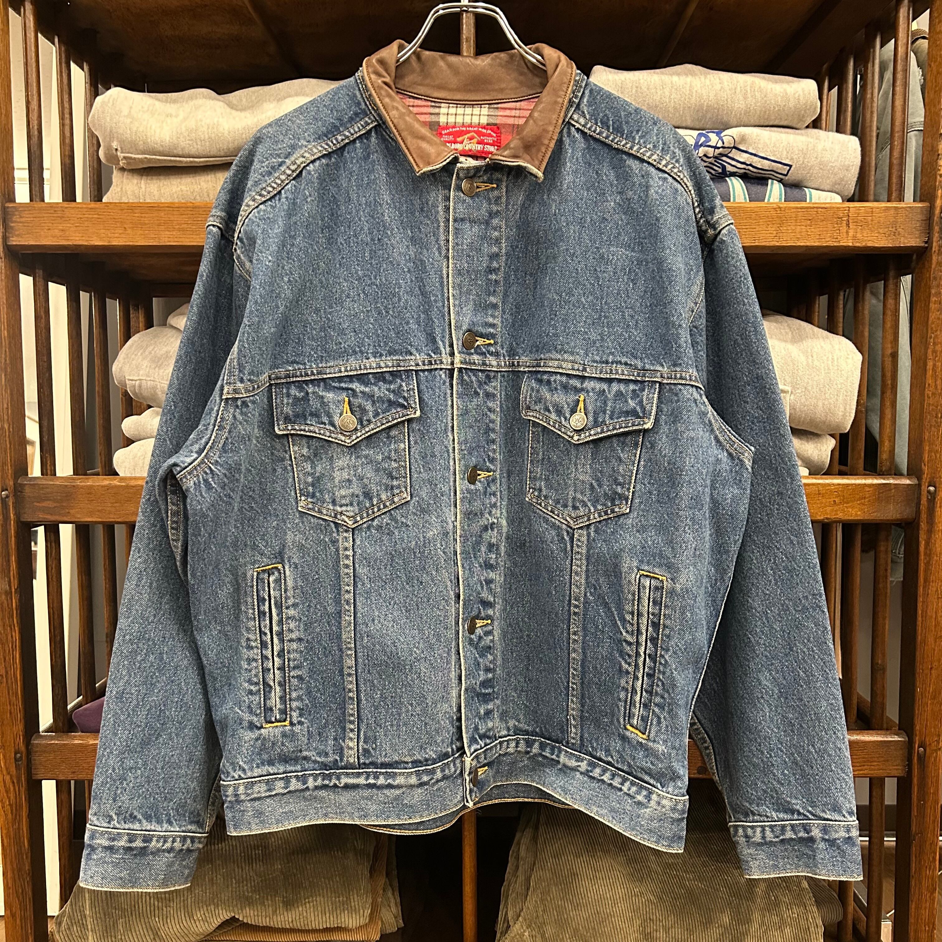G-9】90's~ Polo by Ralph Lauren Suede Leather Jacket | spike osu