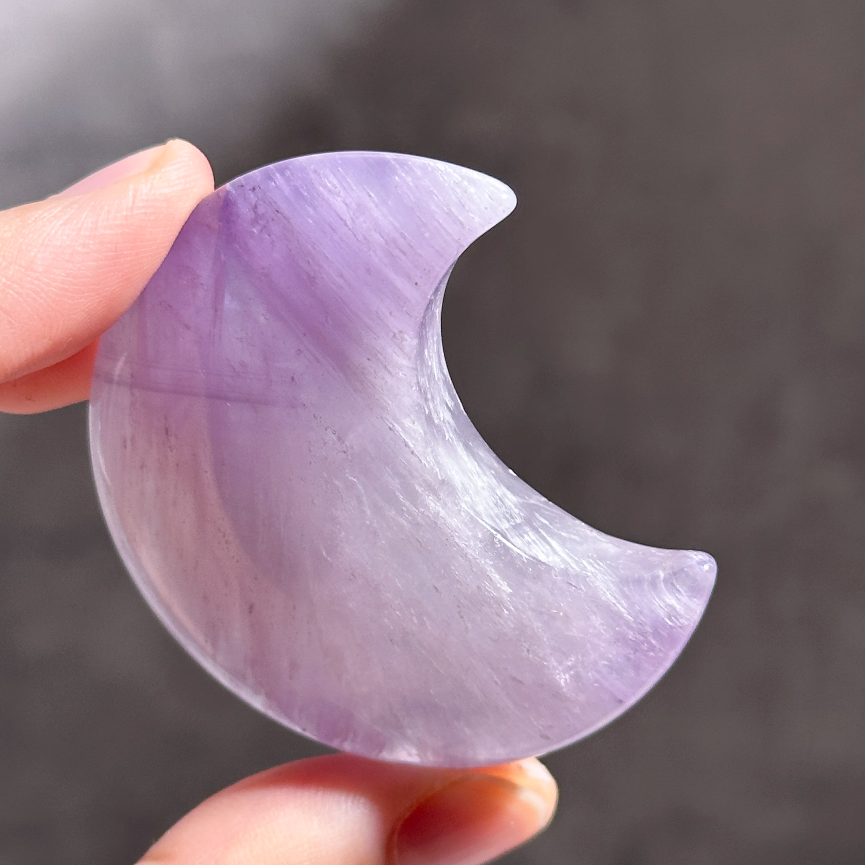 アメジスト 三日月04◇ Amethyst ◇天然石・鉱物・パワーストーン