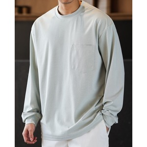 カジュアルポケットデザイン長袖Tシャツ 260030