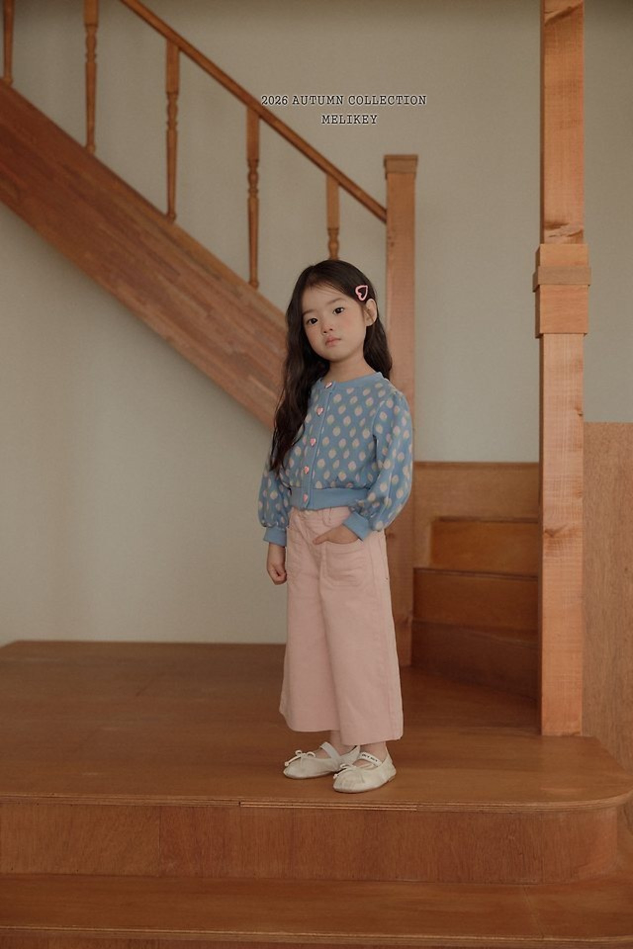 韓国子供服 / 26Autumn / 〖取寄〗Melikey / ベリーベリーカーディガン / 女子服 *XS~JM*