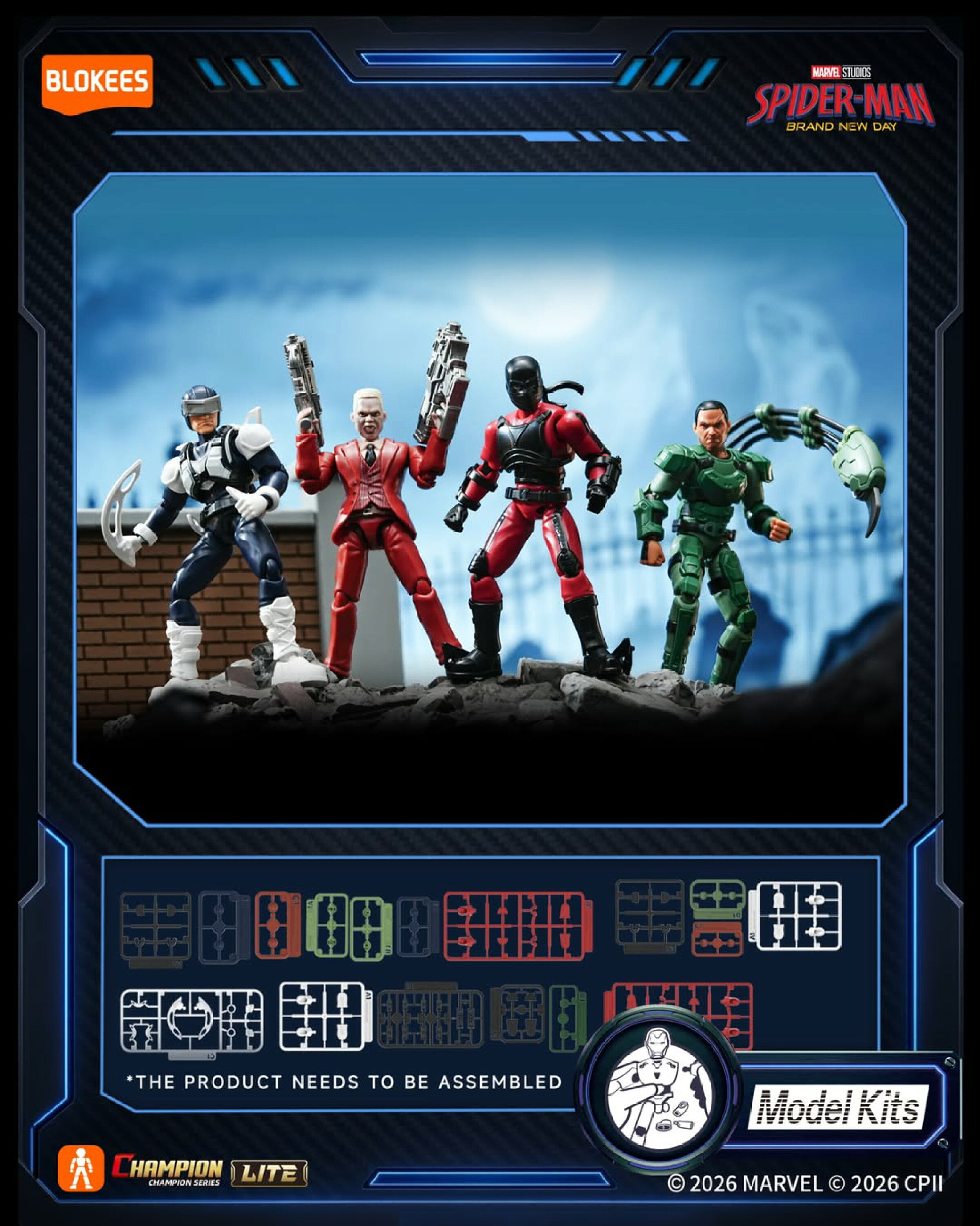 BOX販売】BLOKEES Blokees Marvel CCL01 スパイダーマン：ブランド