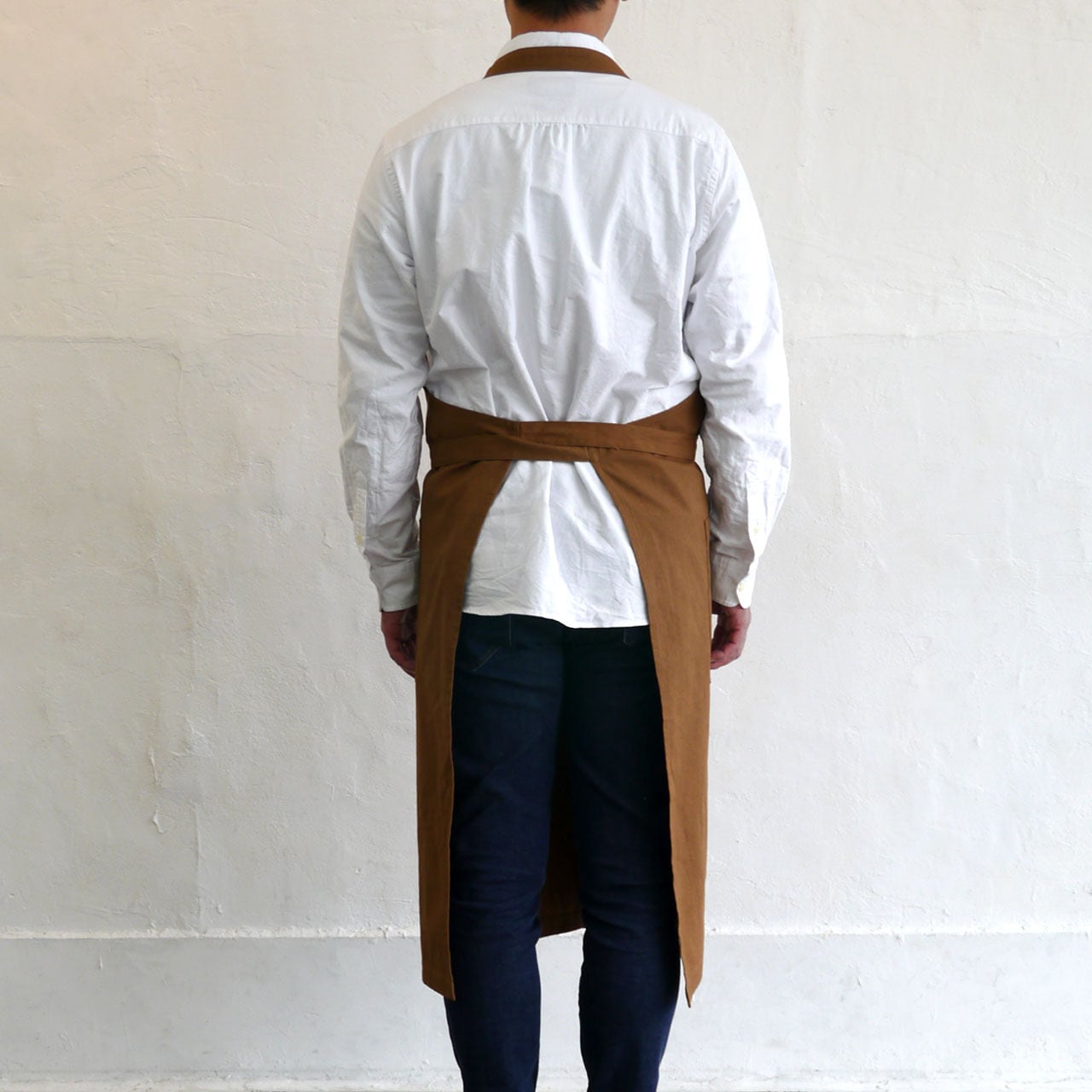 メンズエプロン フルエプロン ブラウン | ビーズワーキング