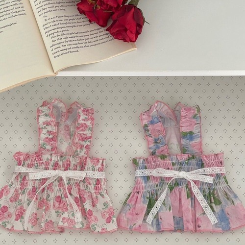 【Hugme】予約販売　ローズスモークドレス（全2色）