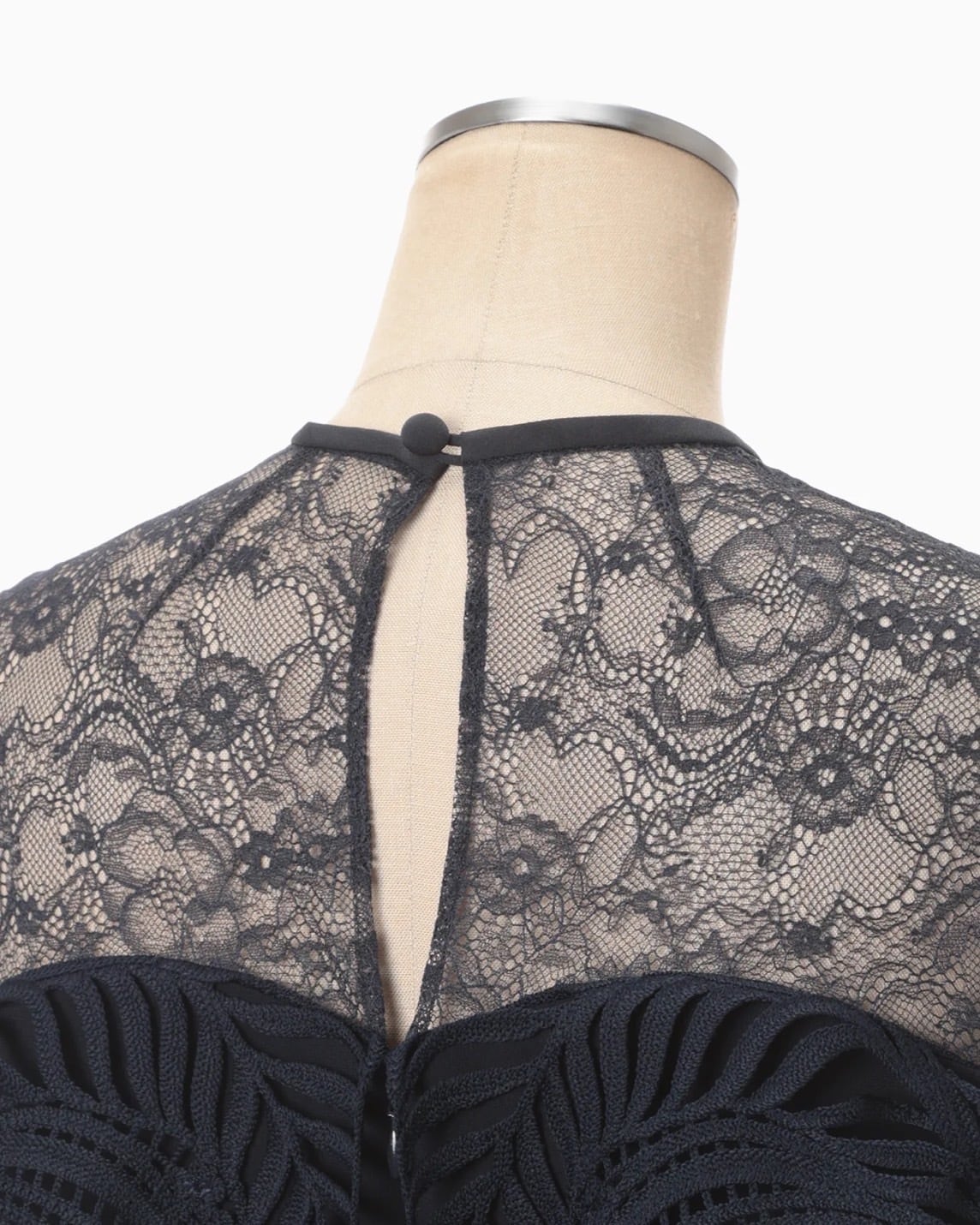 Mame Kurogouchi】Tulle Lace Classic Dress | インターナショナル