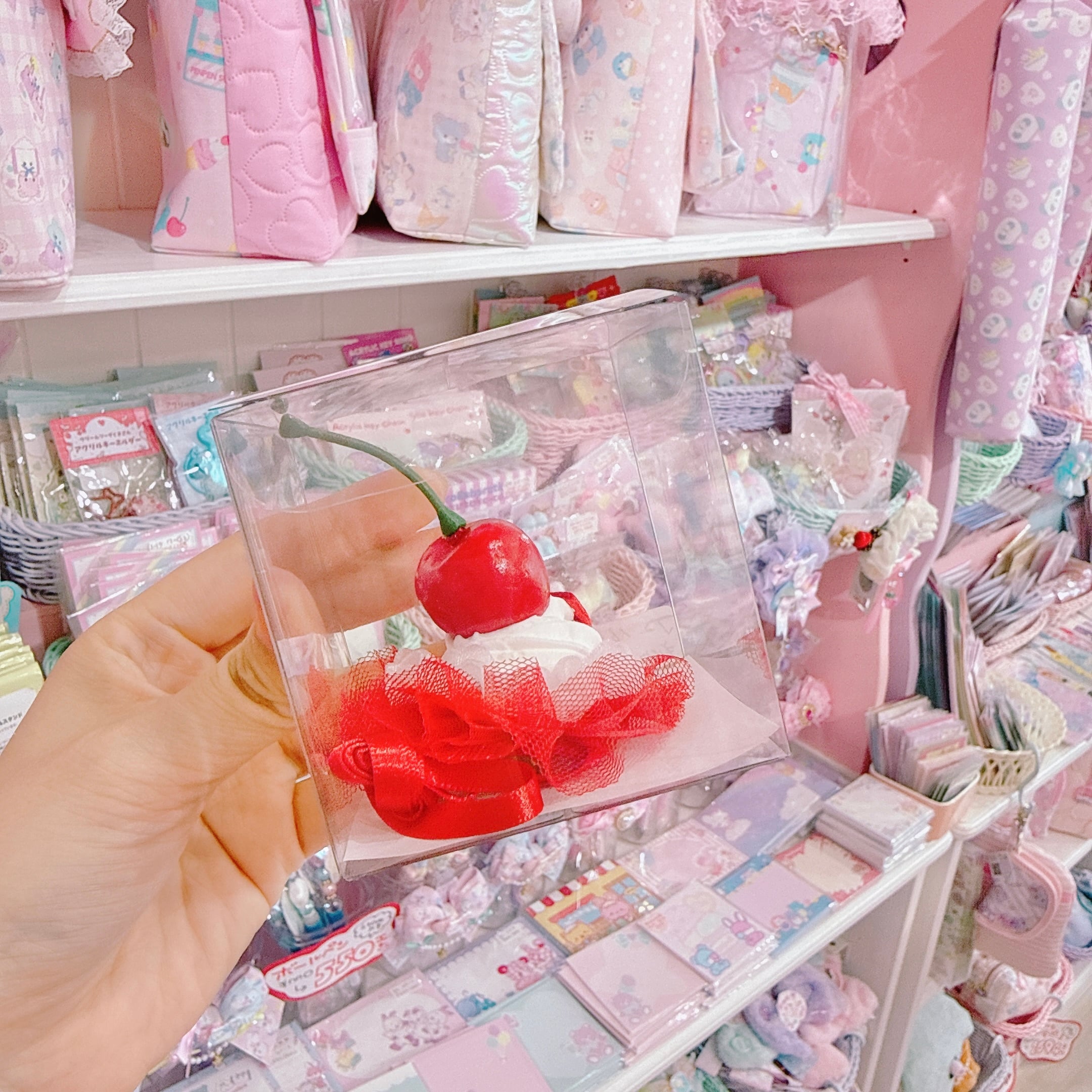 【J2】16-26ぬいぐるみ用ホイップチェリーヘッドドレス