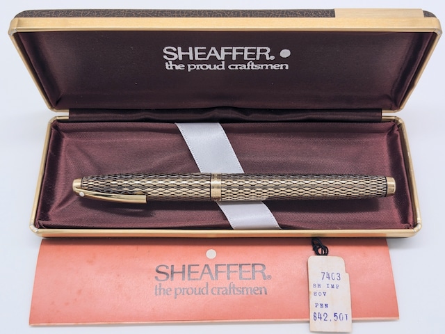 '70s　シェーファー インペリアル ソボリン　SHEAFFER IMP.SOVEREIGN　（極細字）　14K　　　　　03504