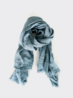 02081-2 60 linen stole / blue gray