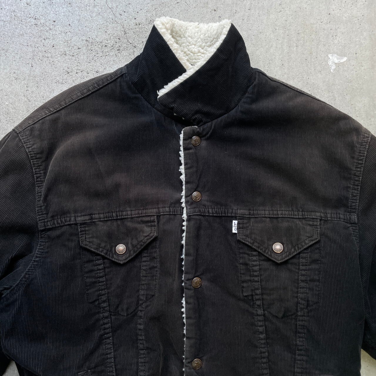 90年代 Levi's リーバイス コーデュロイボアジャケット 71500 メンズXL 古着 90s ユーロリーバイス ヴィンテージ VINTAGE  ブラック 黒色【デニムジャケット】/ブラック | cave 古着屋【公式】古着通販サイト