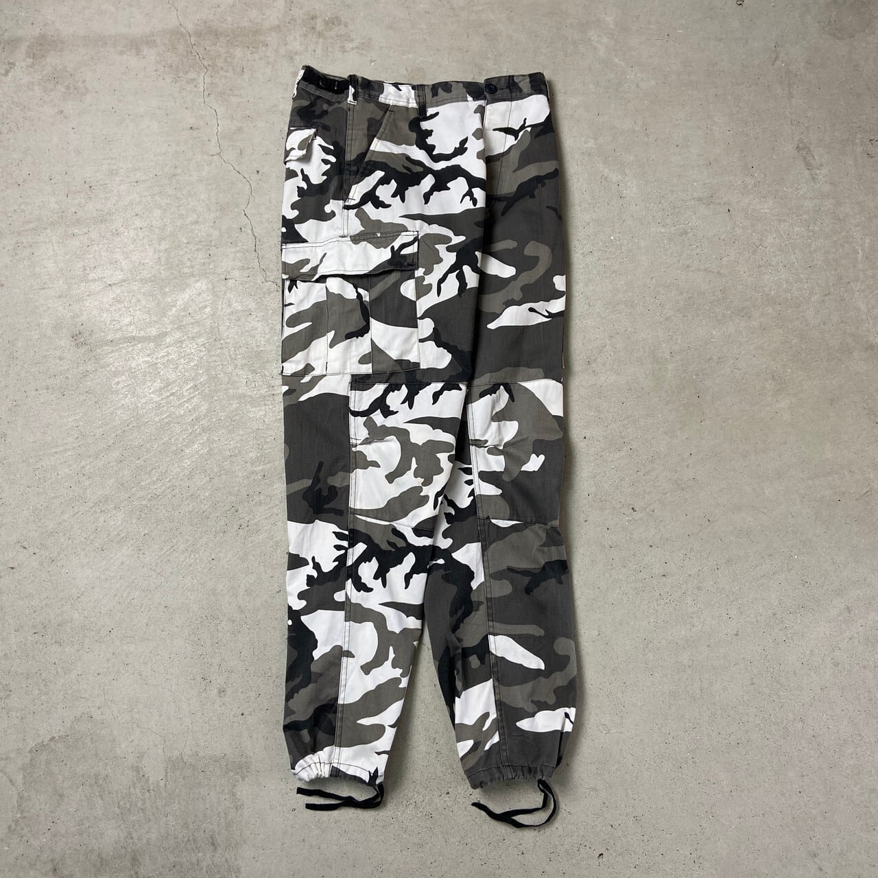 民間品 カーゴパンツ シティーカモ 迷彩 BDU ミリタリーパンツ メンズ