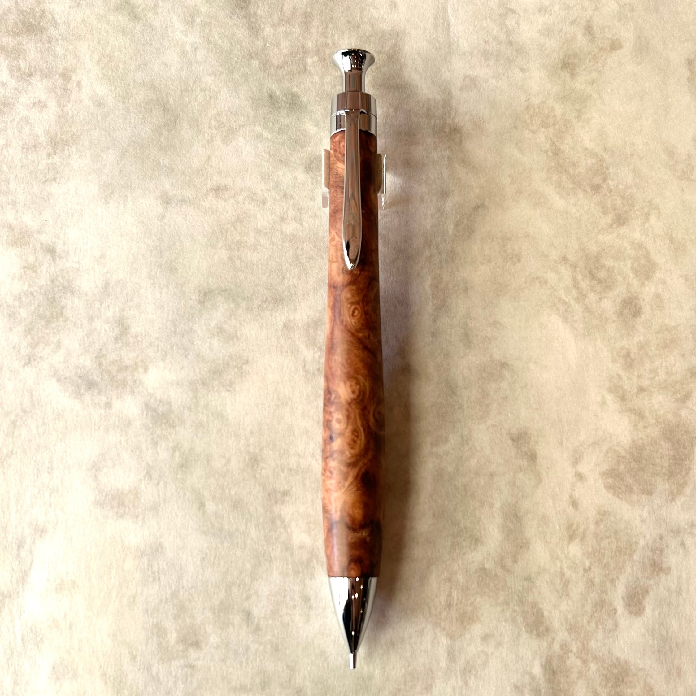 こぶた工房【ローズウッド瘤 極上杢】 ボールペン換装可 | ペンネジューク