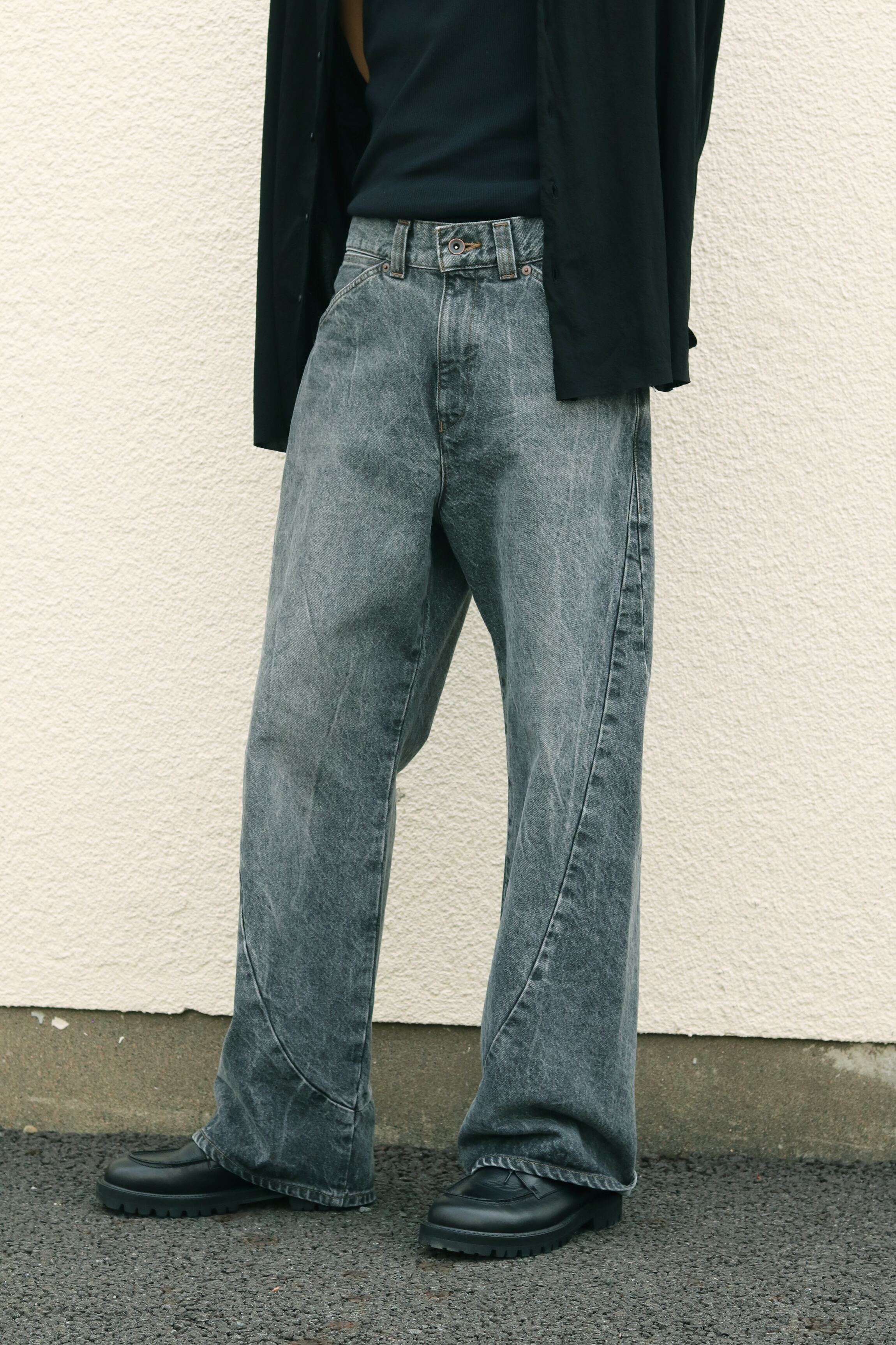 encode PROTOTYPE 3D JEANS BLACK エンコード 黒｜encode
