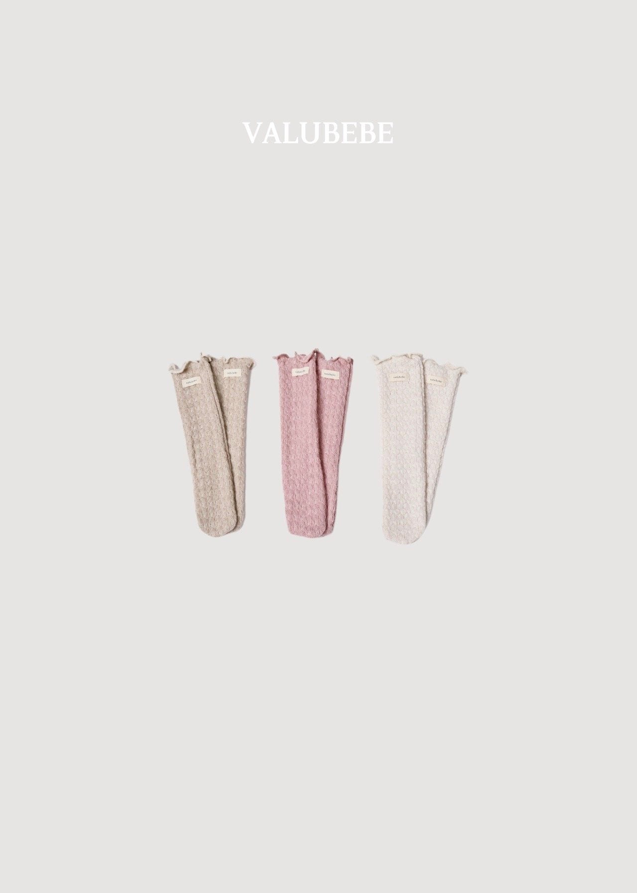 送料無料【予約】/ ニット靴下 / valubebe