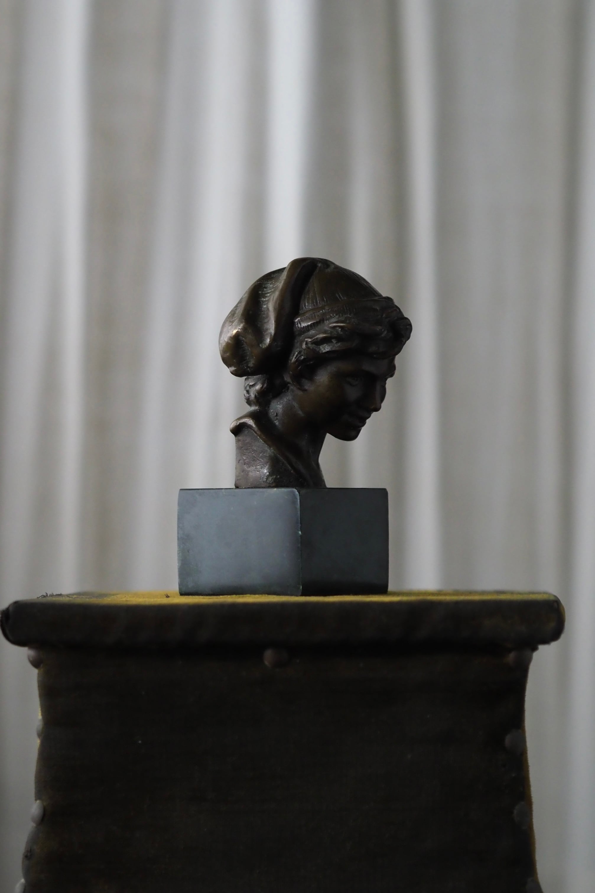水夫ブロンズ胸像-antique bronze bust objet | アンティーク