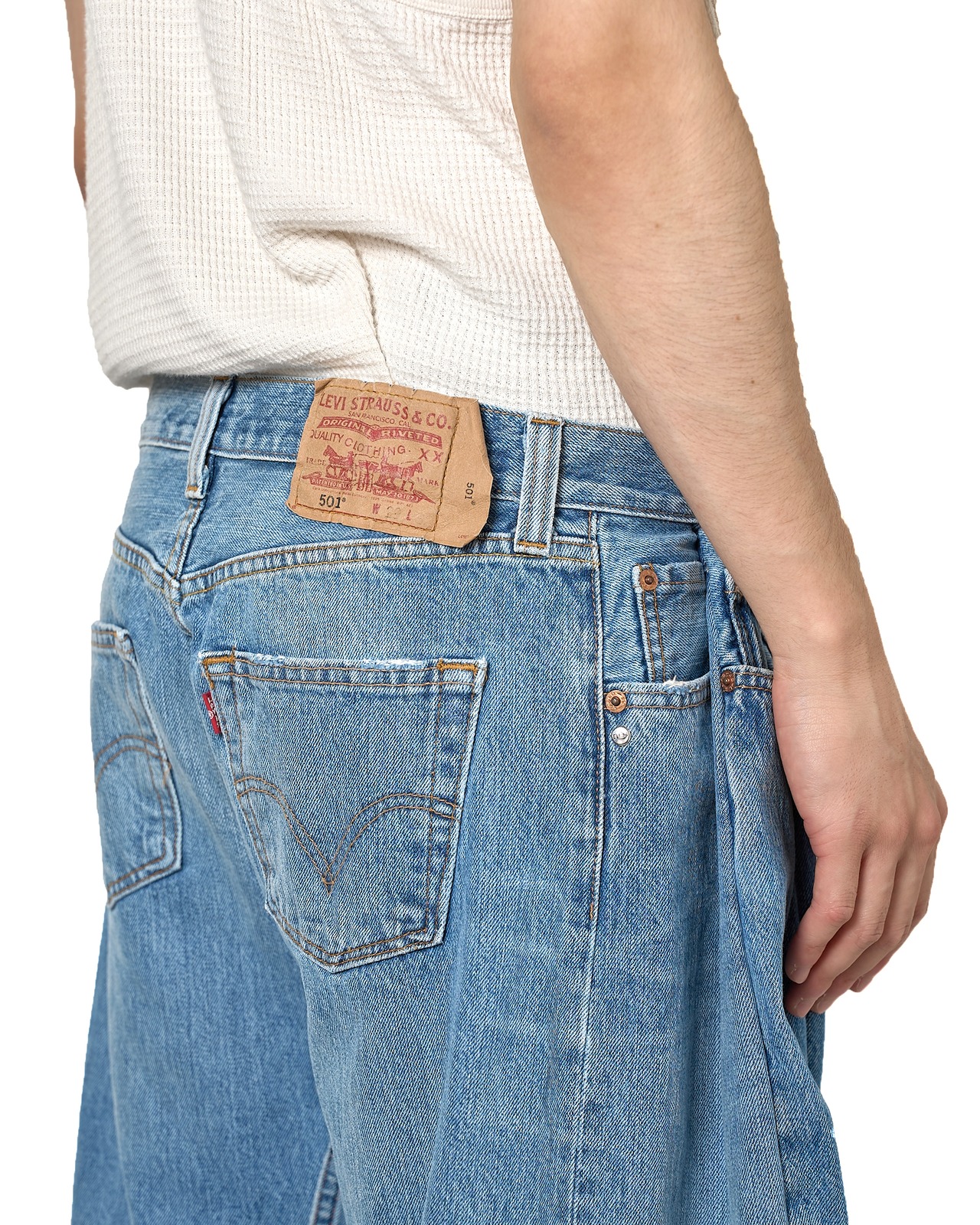 BLESS "Triplejeans 〔Vintage Denim Blue〕Size : S"