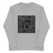 paisley frame IG ユニセックス長袖Tシャツ A0183