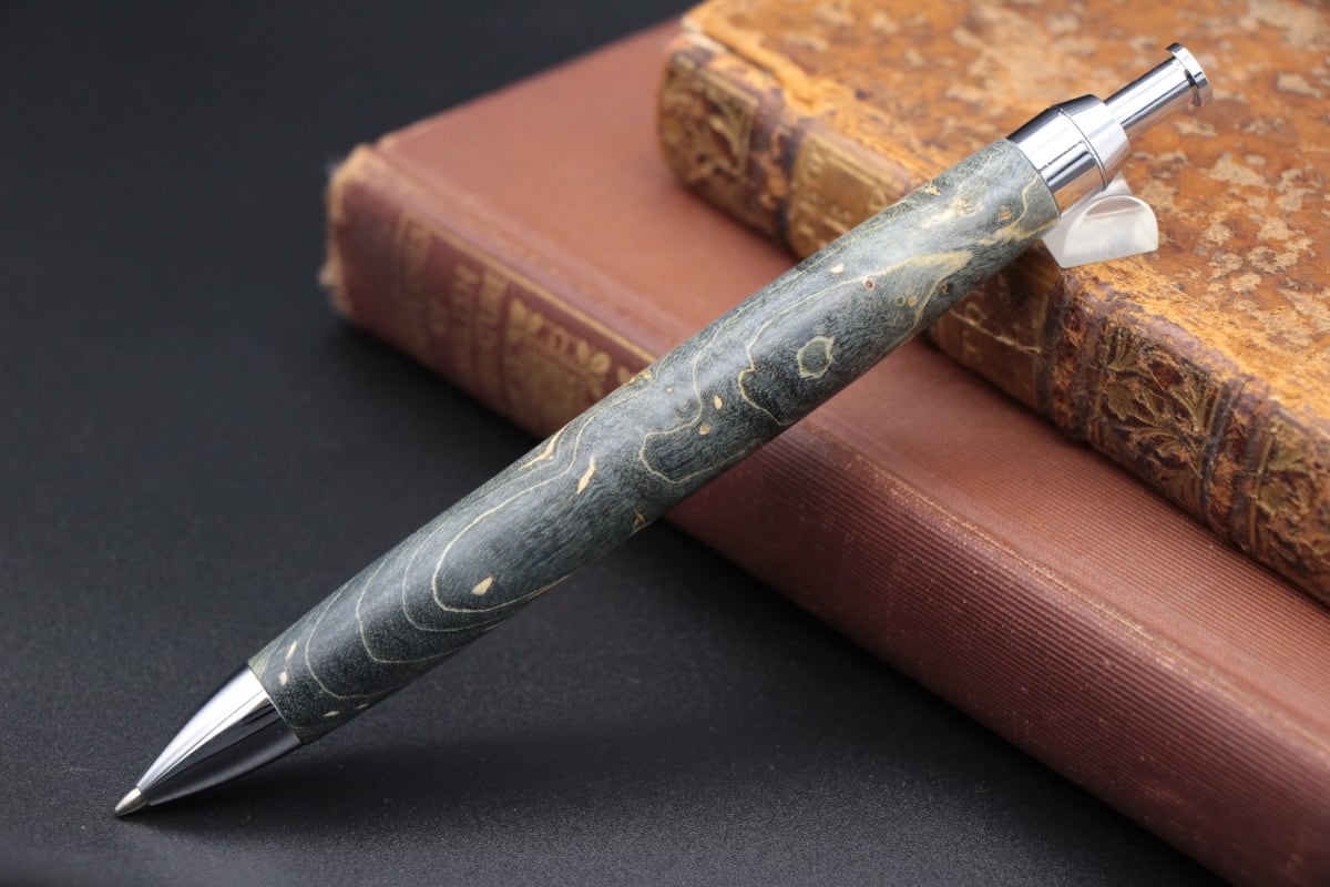 スタビライズドウッド メイプル杢 スレートグリーン・Pencil 0.5 スタビライズドウッド メイプル杢 スレートグリーン・Pencil 0.5