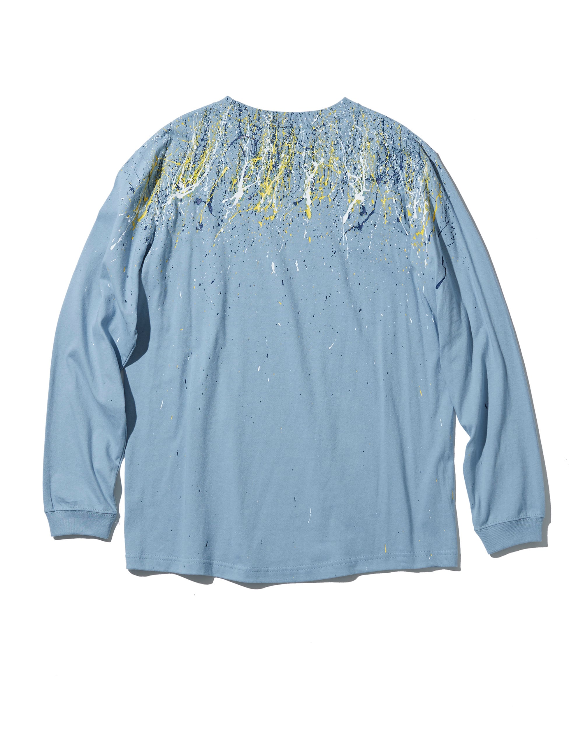 KRISVANASSCHE スプラッシュ　プリント長袖シャツ スプラッシュペイント ロングスリーブTシャツ | ACANTHUS ONLINE STORE