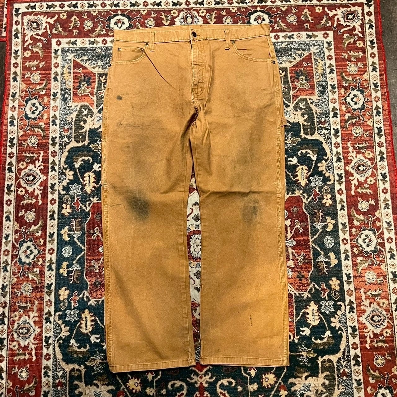 00s Dickies ペインターパンツ ワークパンツ カーキ ペイント 00s Dickies ペインターパンツ ワークパンツ カーキ ペイント W36 L30