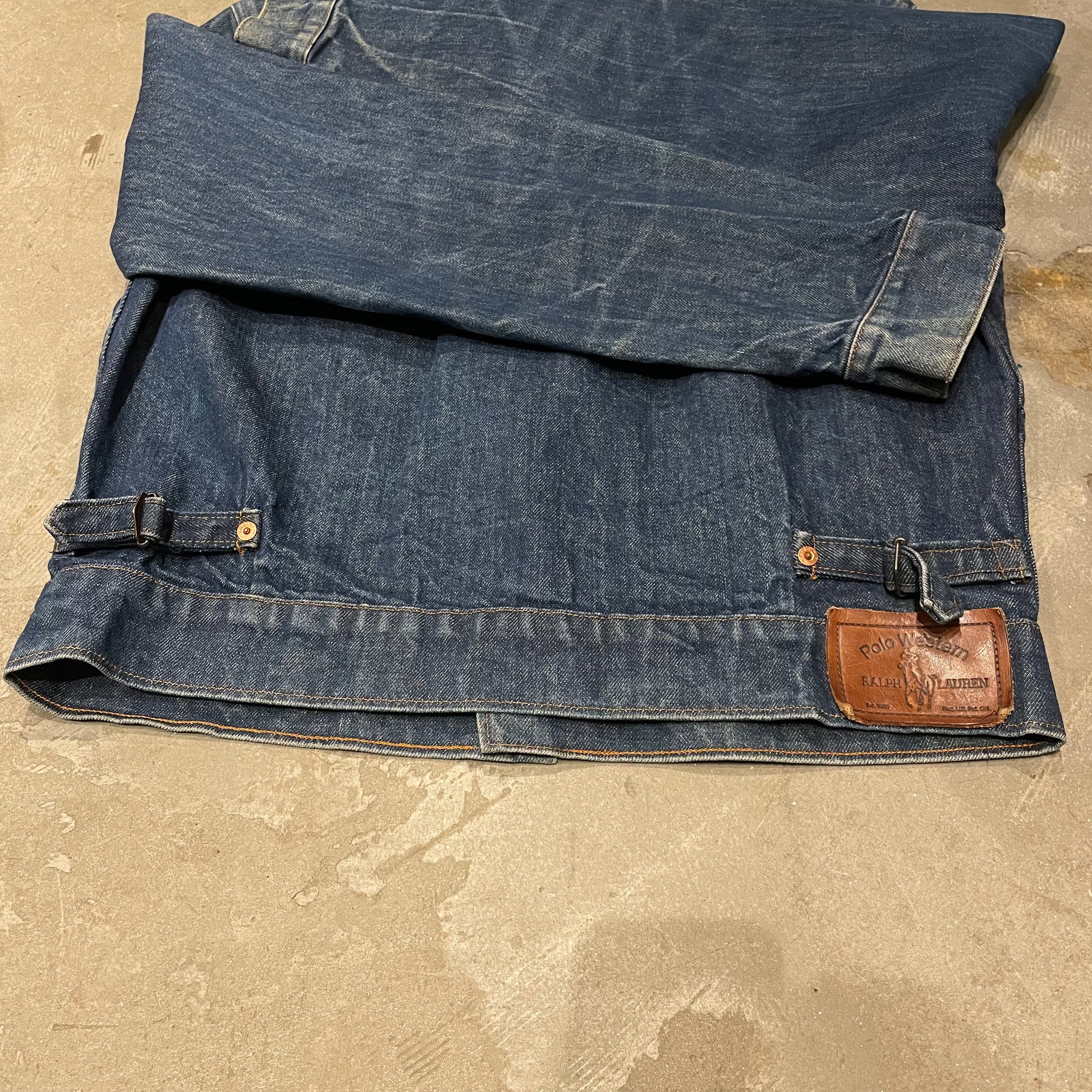 80s Polo Western Denim Jacket 