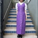 USA VINTAGE SANTA FE PURPLE COLOR NO SLEEVE LINEN ONE PIECE/アメリカ古着パープルカラーノースリーブリネンワンピース