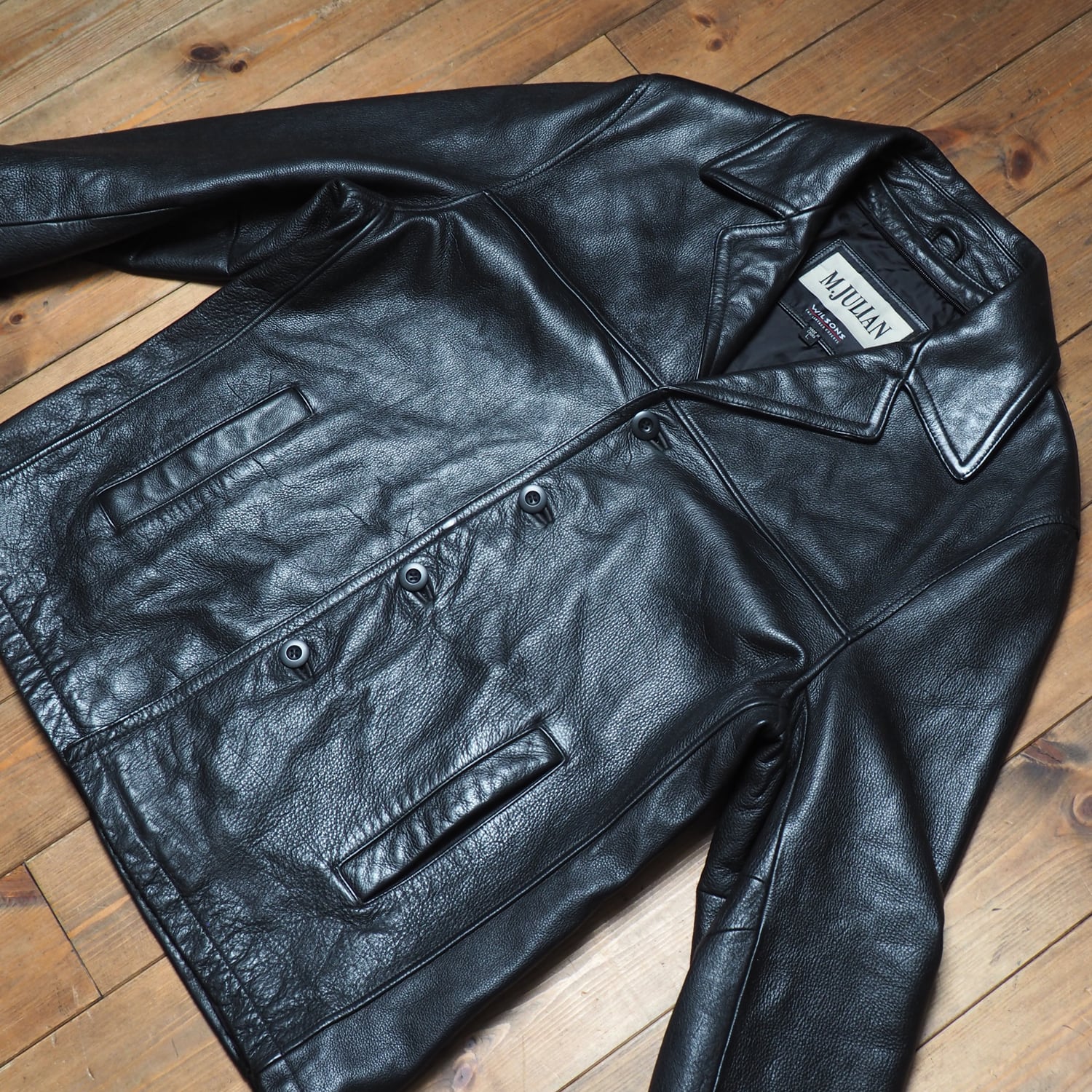 90's WILSONS “M.JULIAN” Grain Leather Coat | 古着屋シミー 90's WILSONS “M.JULIAN” Grain Leather Coat | 古着屋シミー