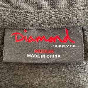 【diamond supply co】スウェット フォトプリント ビッグプリント メンズM ストリート スケボー アメリカ古着