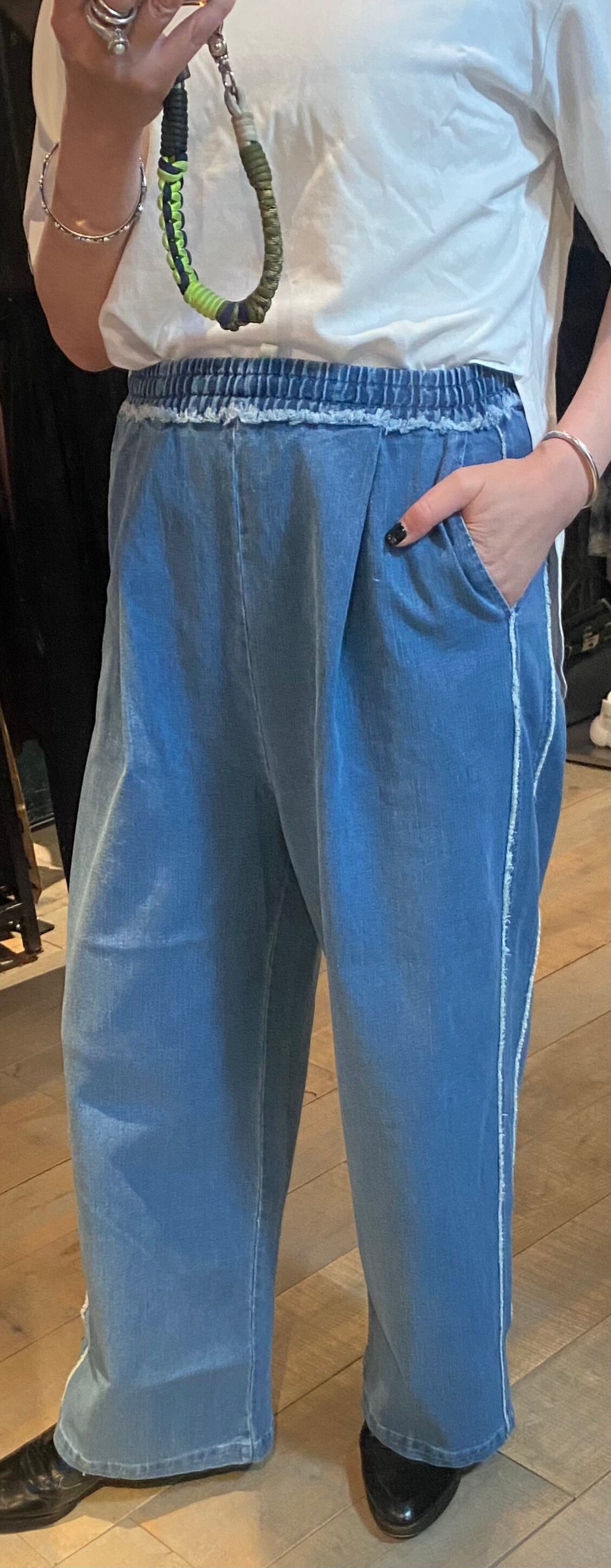 WYTE】front tuck denim pants | saumurkyoto