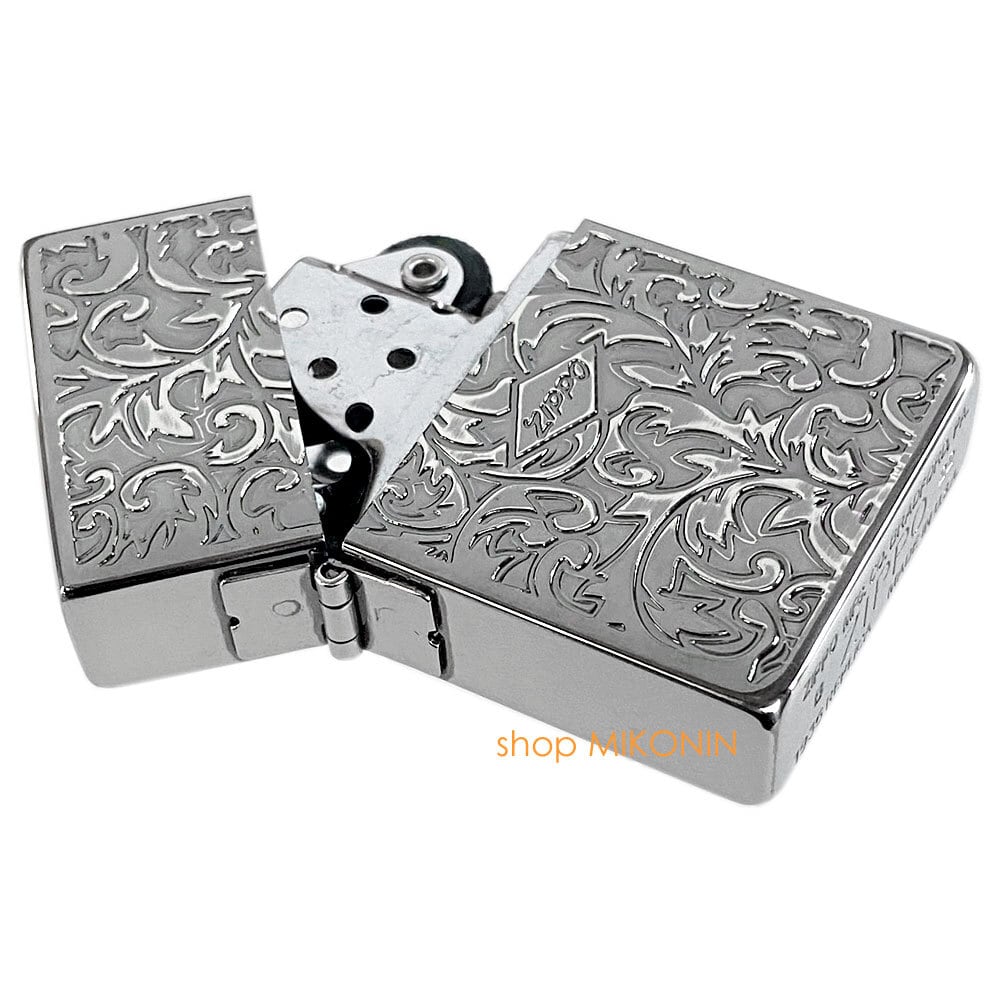 ZIPPO 1935 両面 アラベスク SV ニッケルイブシ 唐草 ジッポー | shop ...