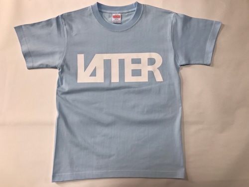 リミテッドエディションLAITER LOGO Tシャツ　サックスブルー