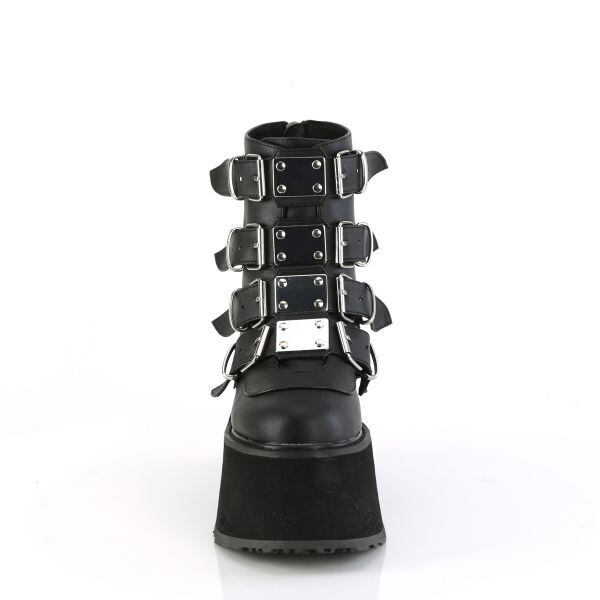 サイズ交換OK】Demonia（デモニア）正規保証品 厚底 ブーツ 黒 パンク