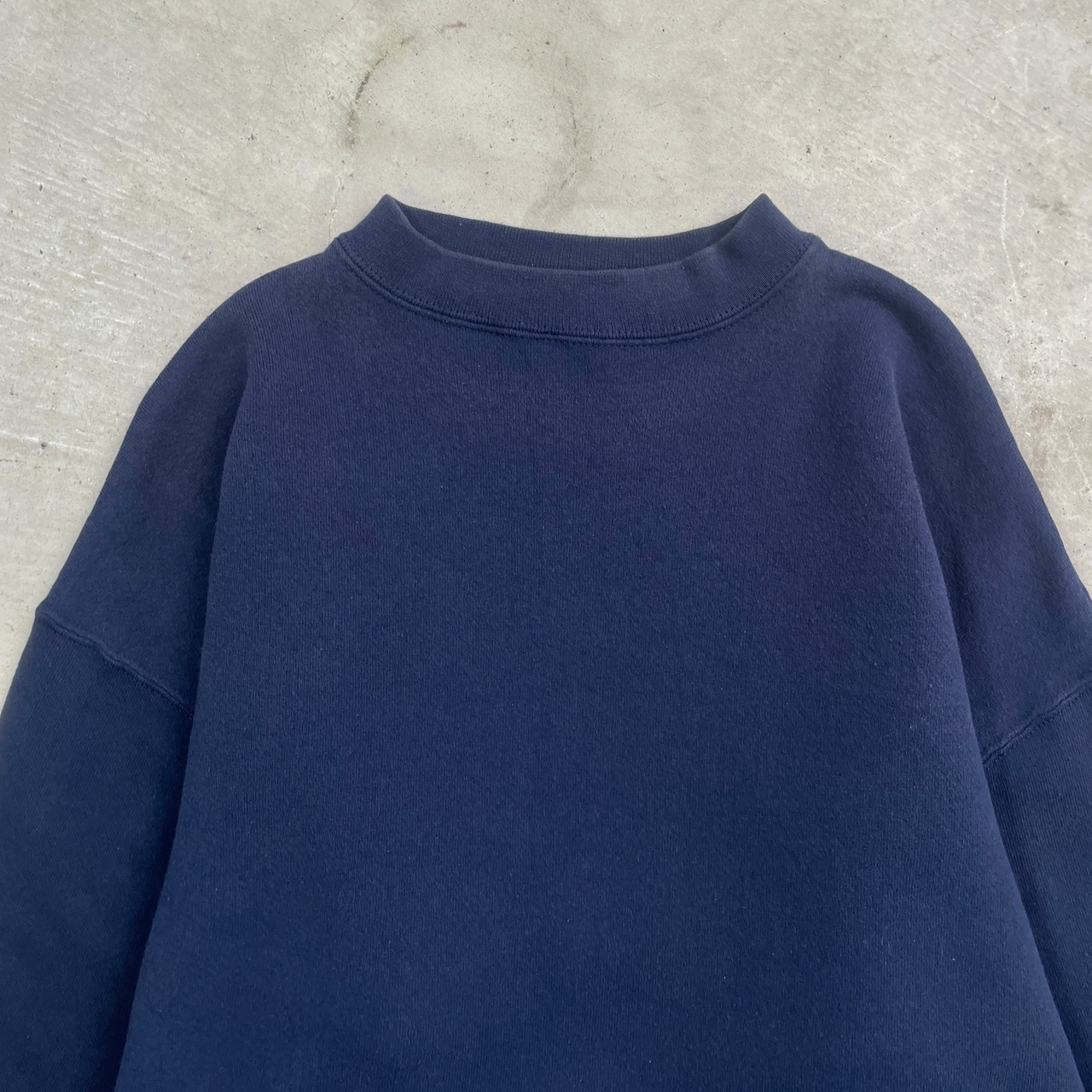 90年代 DISCUS ATHLETIC USA製 ブランクスウェットシャツ モックネック 