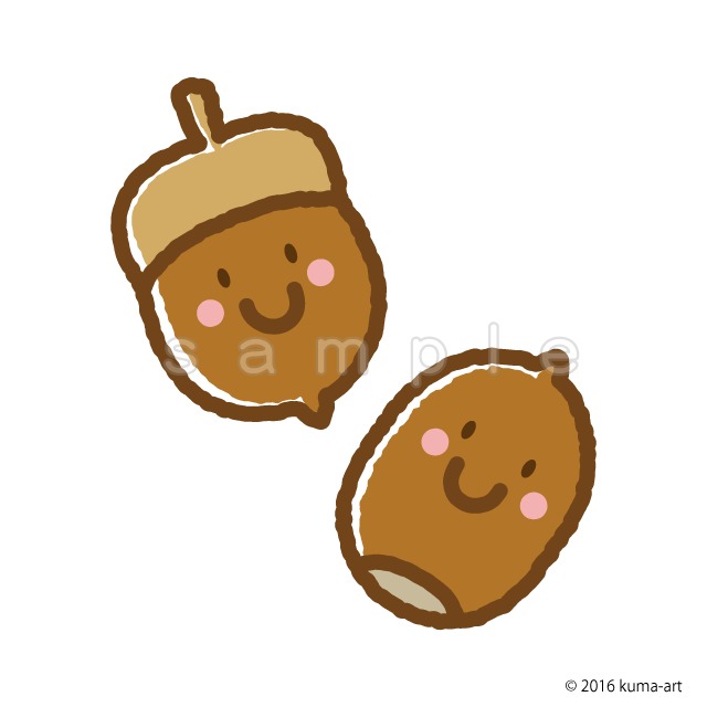 どんぐり K054 Ai イラストショップくま 商用利用okのかわいいイラストのフリー素材がたくさん どんぐり K054 Ai イラストショップくま 商用利用okのかわいいイラストのフリー素材がたくさん