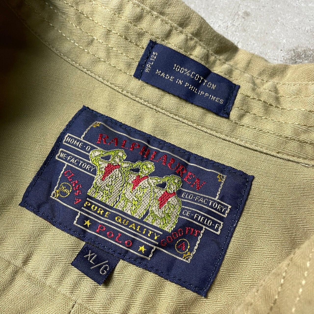 Polo Ralph Lauren ポロラルフローレン 長袖 ヘリンボーンツイル
