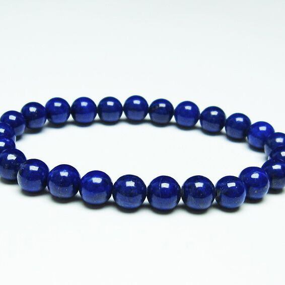ラピスラズリ ブレスレット 8mm 一点物 おまかせ便 111-31095