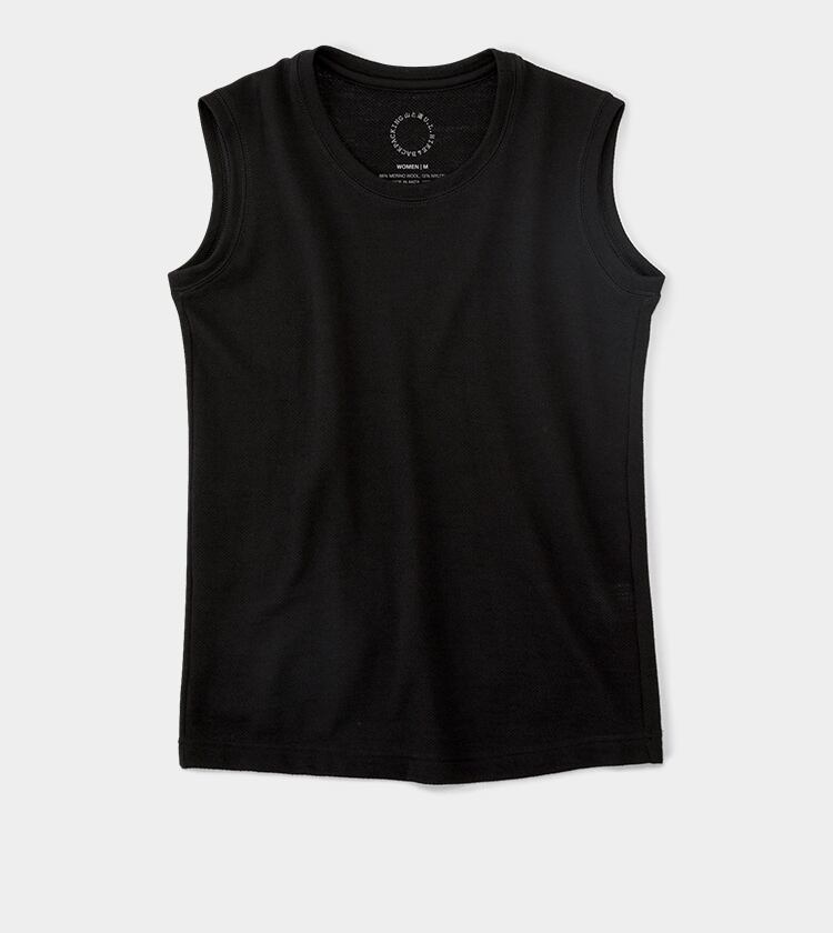 山と道 / DF MESH MERINO SLEEVELESS（WOMEN） | st. valley house - セントバレーハウス