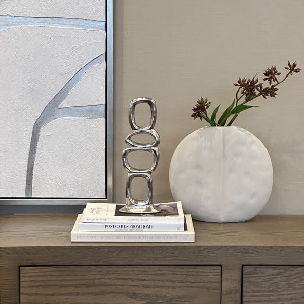 オブジェ 置物 インテリア 抽象彫刻 シルバー モダン 北欧 モデルルーム オブジェ 置物 インテリア 抽象彫刻 シルバー モダン 北欧 モデルルーム