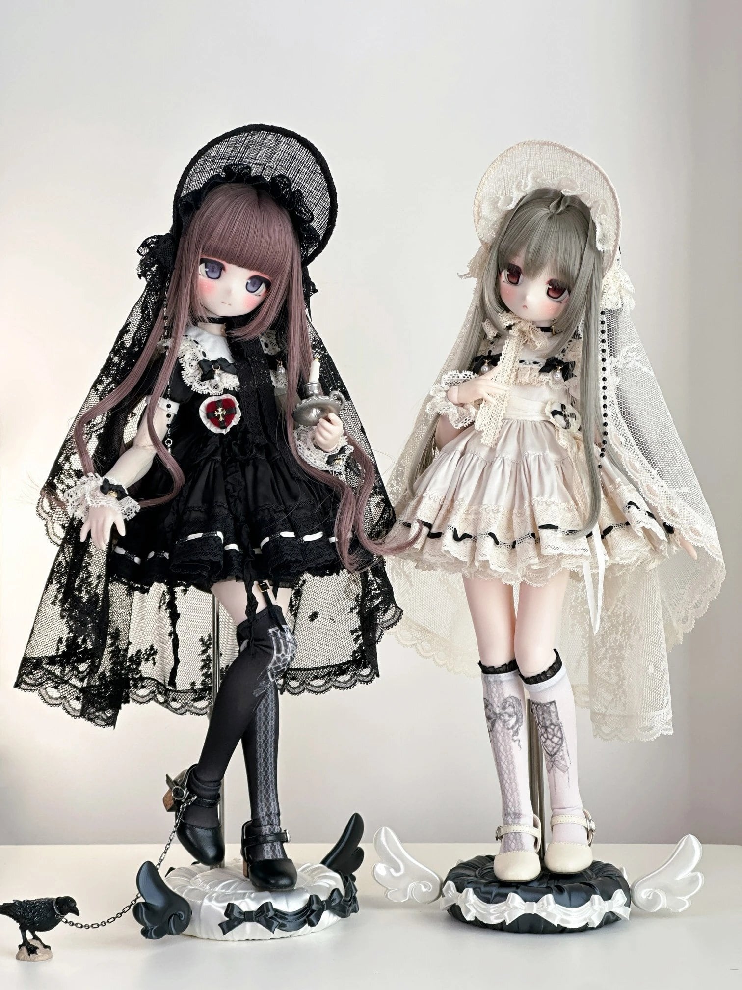 セット！Cocoali可可栗微mdd bjd 4分娃衣兔豆豆熊妹四分mdd 普四アウト