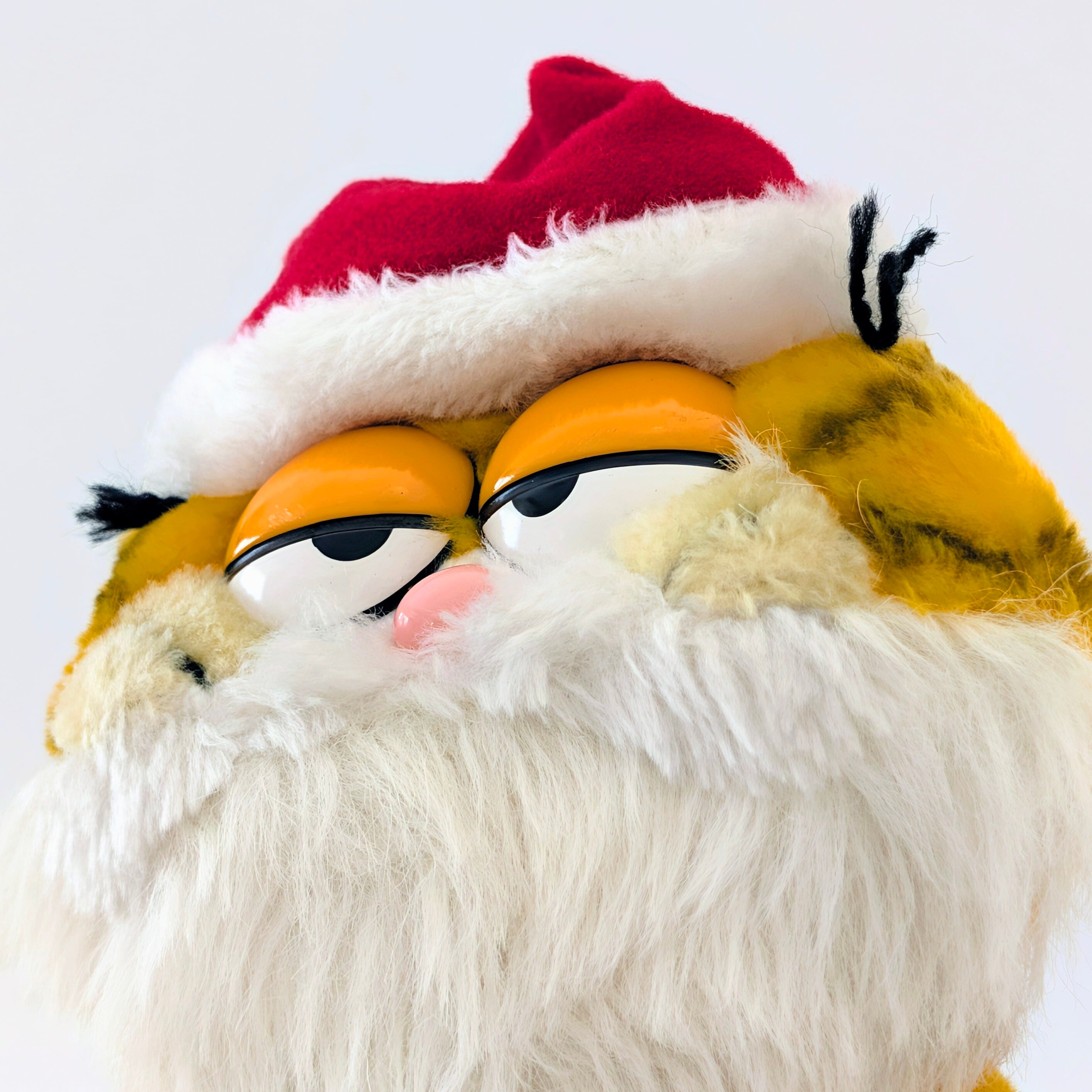 ☆ VINTAGE 1980年代初期 ☆【 Garfield ( ガーフィールド ) 】『 ガーフィールド サンタおじさん 』ぬいぐるみ / プラッシュ / plush / 1980年代年製 〚アメリカン雑貨 アメトイ〛