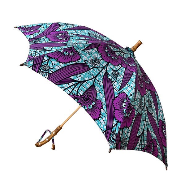 アフリカン日傘=purple
