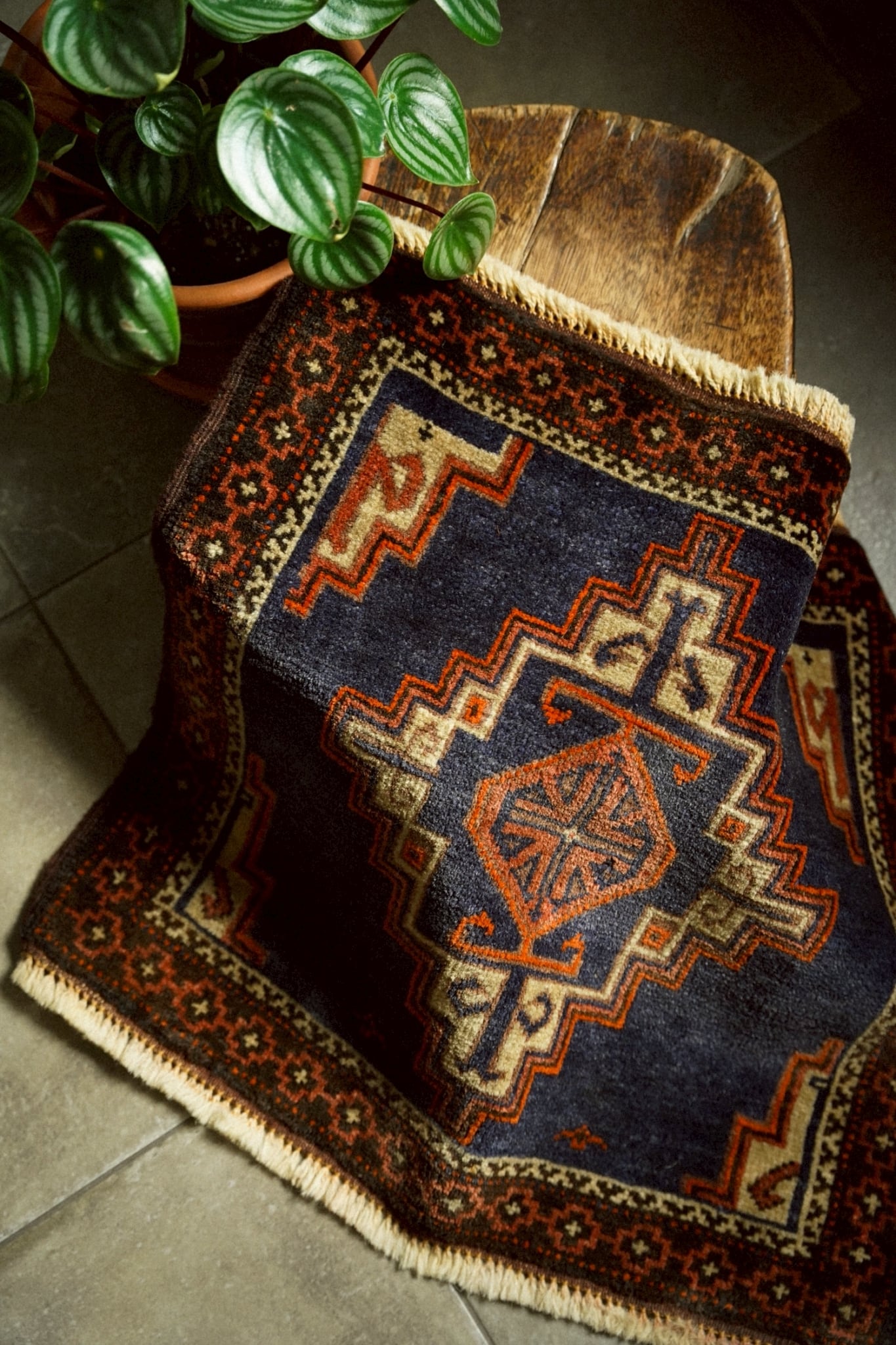 1996-Vintage Baluch rug