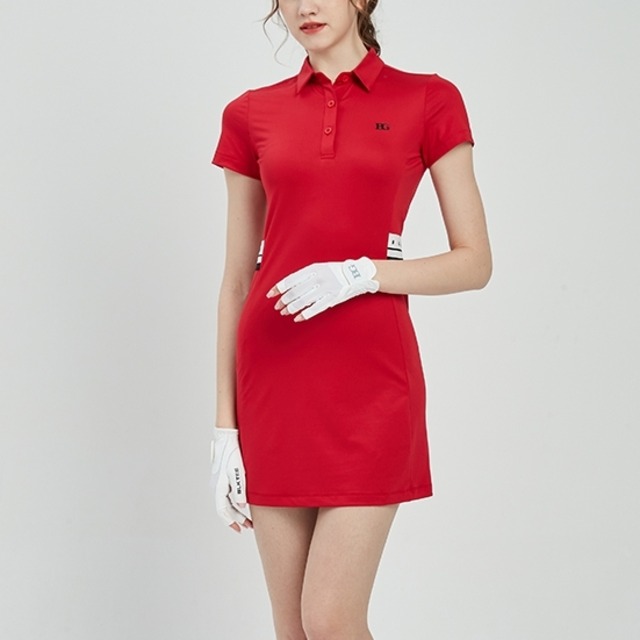 半袖シンプルワンピース