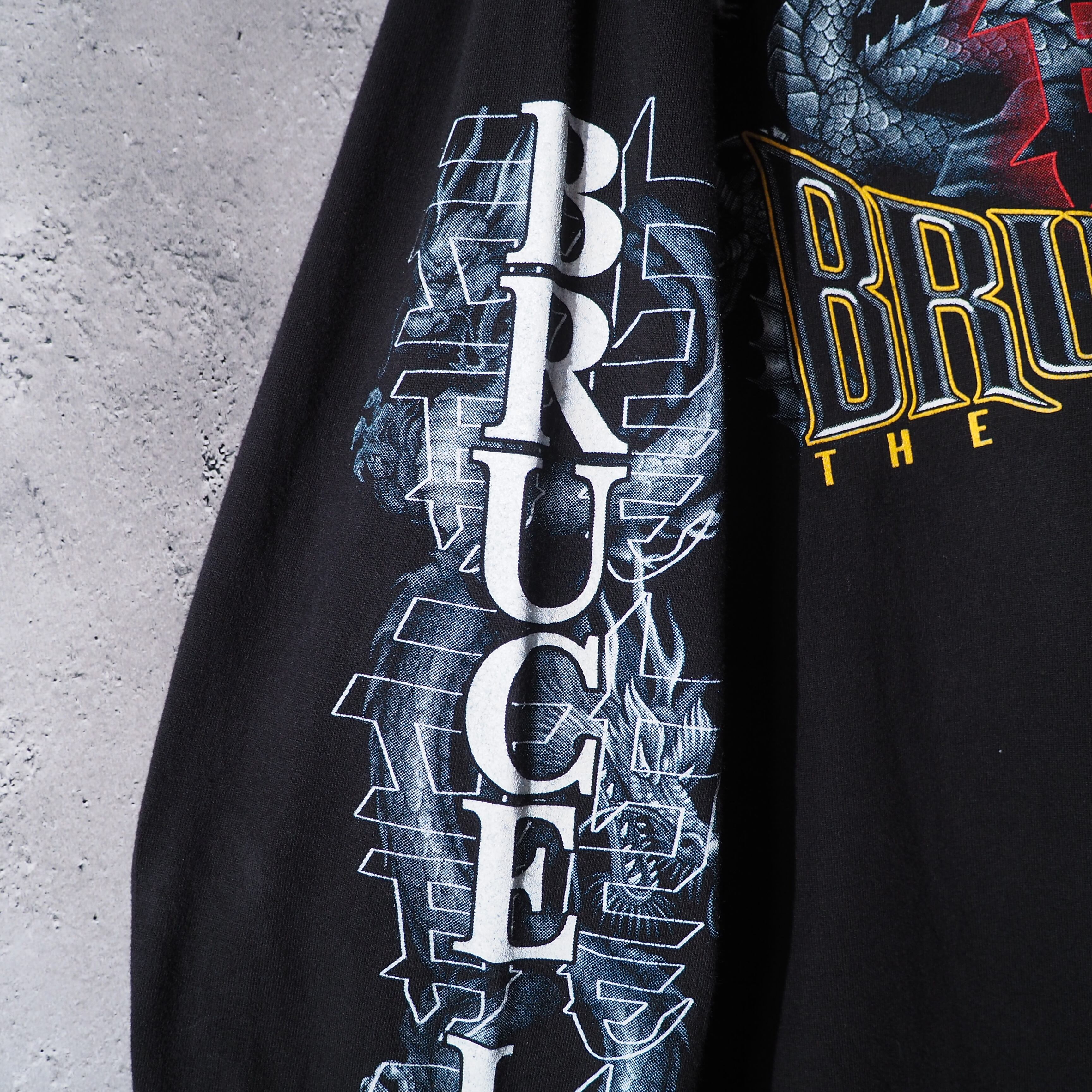 1990s ” Bruce Lee Enter the Dragon ” printed vintage long sleeve Tee