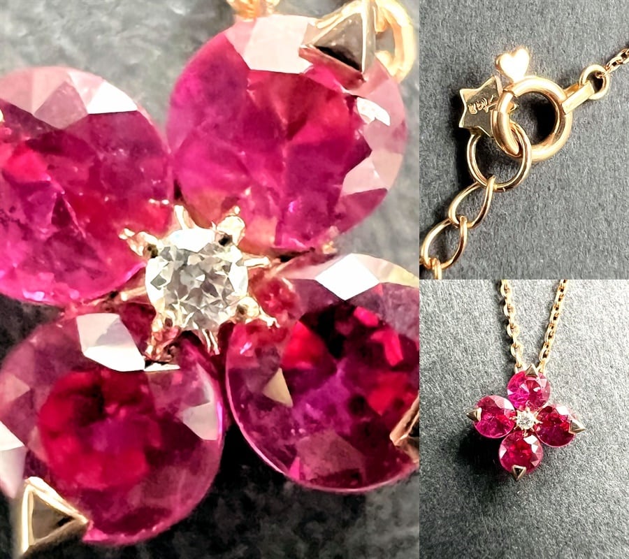 スタージュエリー STAR JEWELRY ルビー ダイヤ ネックレス 【公式通販】