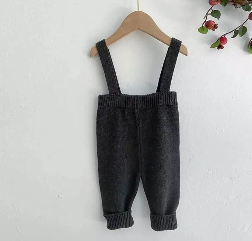ニットサスペンダーパンツ 即納 ニットサスペンダーパンツ | こどもふく＊princessbaby
