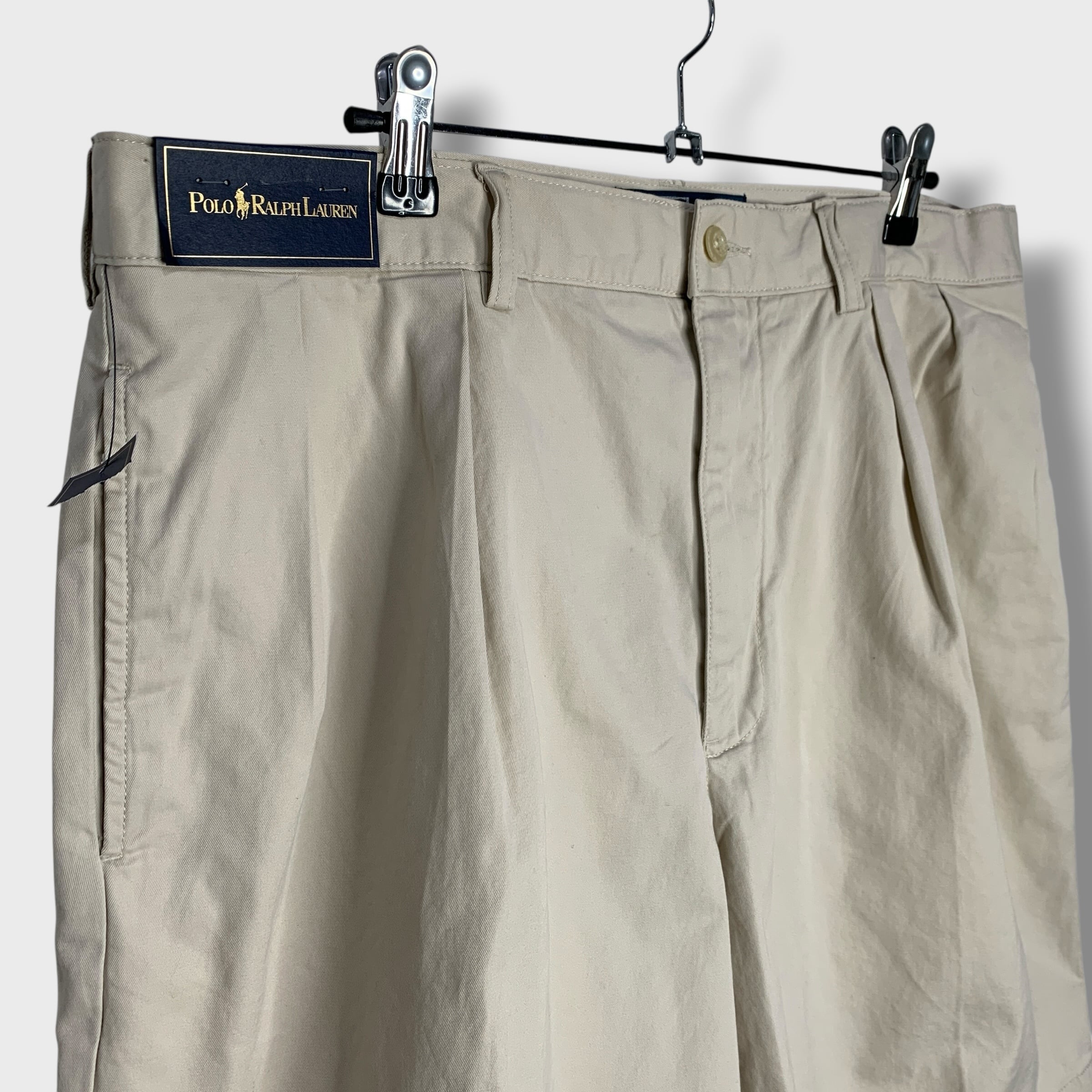 未使用品 Ralph Lauren タック入りショートパンツ W36 tyler | 古着屋 Uan