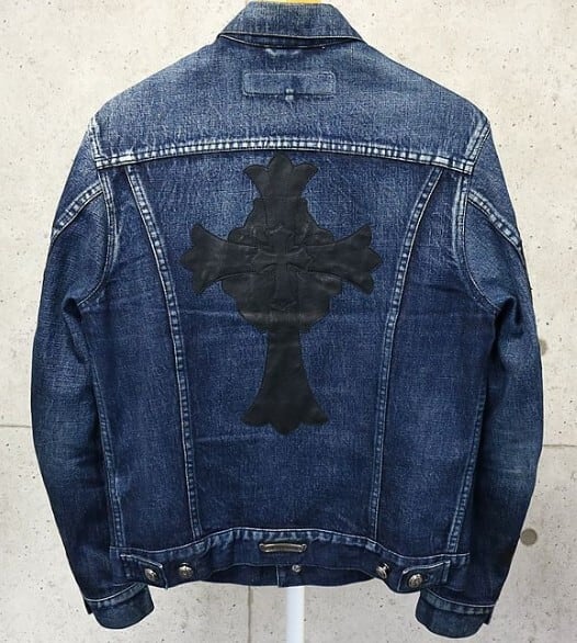 CHROME HEARTS クロスパッチ　DENIM JACKET 　Gジャン CHROME HEARTS クロスパッチDENIM JACKET Gジャン