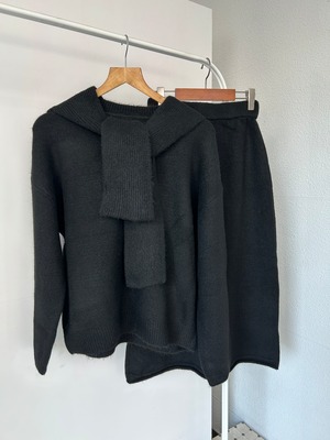 フードマフラーセットアップ